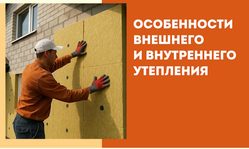 Какие особенности внешнего и внутреннего утепления в Домодедово