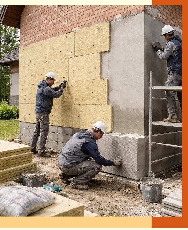 Утепление частного дома в Домодедово под ключ от 7895 руб/м2 — недорого | ТепломастерДмд