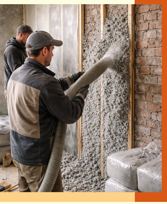 Утепление кирпичного дома эковатой в Домодедово от 2474 руб./м² | ТепломастерДмд