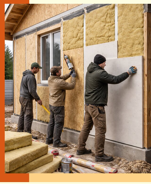 Профессиональное утепление дома из SIP-панелей в Домодедово