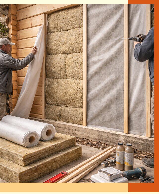 Утепление дома из минибруса в Домодедово от 4737 руб/м2 — заказать профессионально | ТепломастерДмд