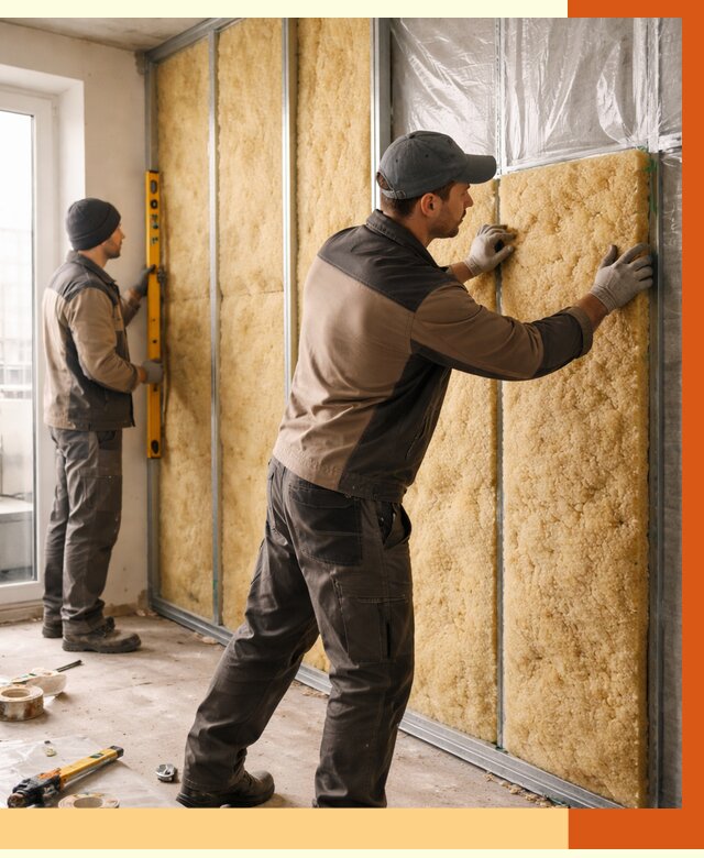 Утепление квартиры изнутри в Домодедово от 4579 руб. за м2 | Проф. работы ТепломастерДмд