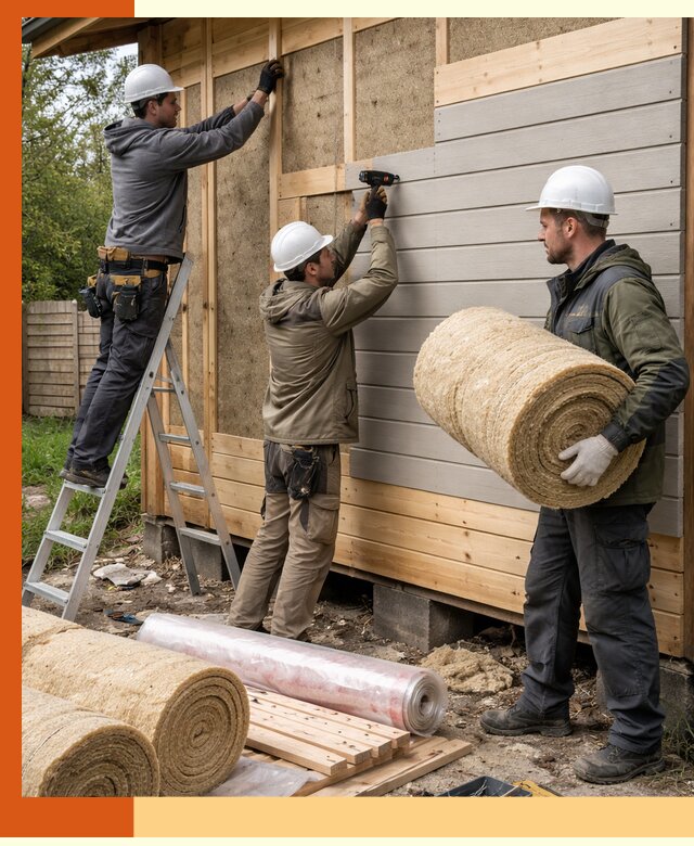 Утепление бани снаружи в Домодедово профессионально и надежно