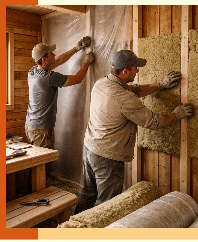 Утепление бани изнутри в Домодедово качественно и недорого