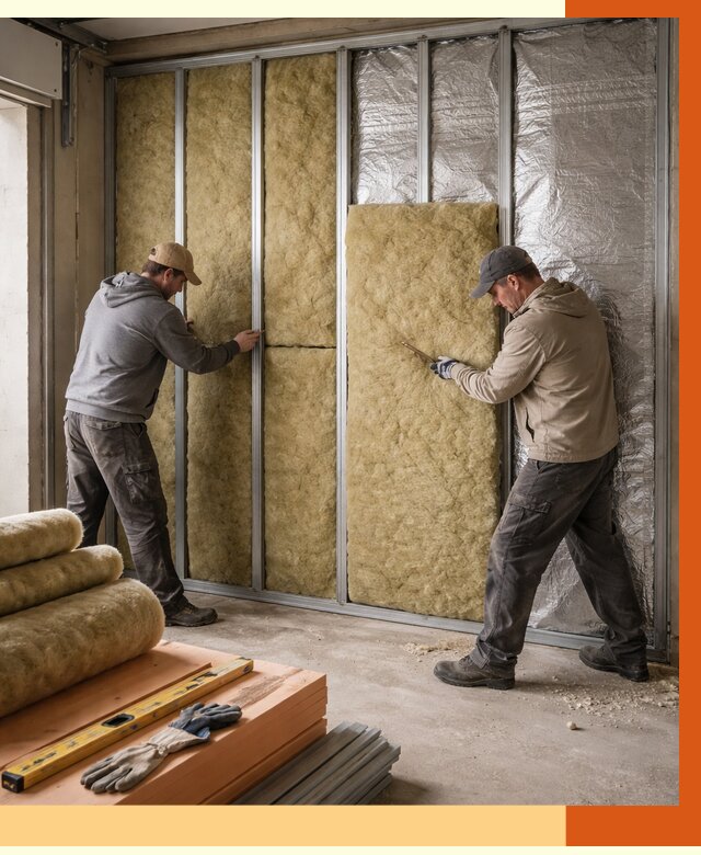 Утепление гаража изнутри в Домодедово от 7895 руб/м2 — работы и цена | ТепломастерДмд