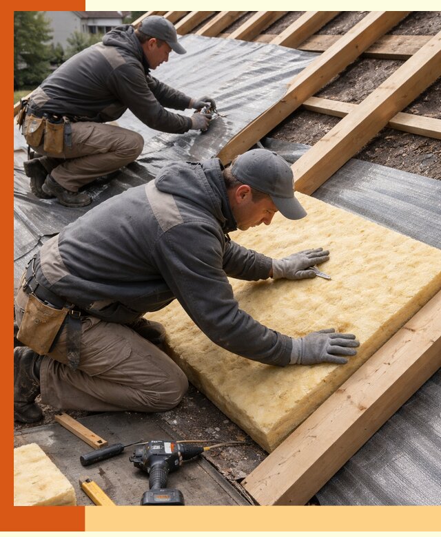 Профессиональное утепление крыши в Домодедово качественно и надежно