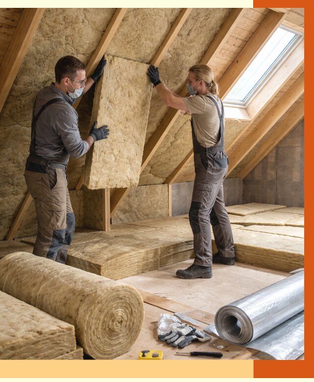 Утепление мансарды минватой в Домодедово от 4421 руб./м2 — монтаж и пароизоляция | ТепломастерДмд