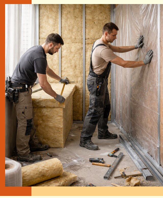 Профессиональное утепление лоджии в Домодедово эффективно и надежно