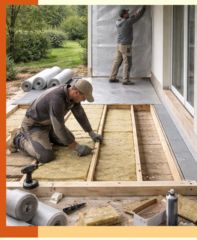 Утепление террасы в Домодедово — тепло и защита круглогодично