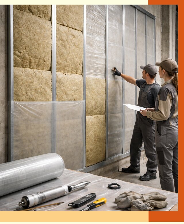 Утепление склада химсырья в Домодедово от 4737 руб. под ключ | ТепломастерДмд