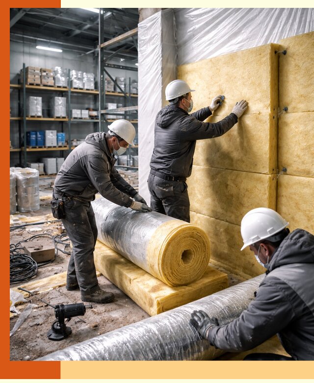 Утепление склада химсырья в Домодедово: безопасная и эффективная изоляция