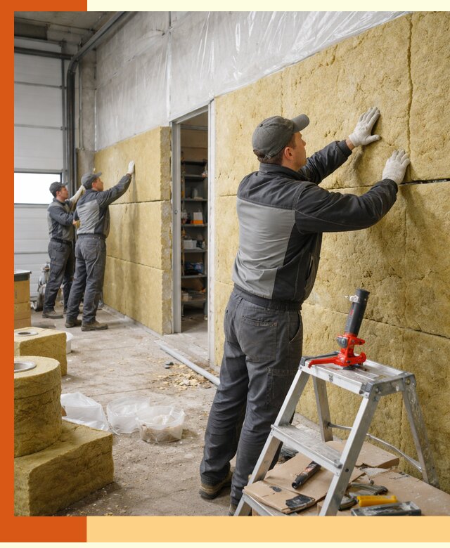 Утепление автосервиса и мастерских в Домодедово качественно и надёжно