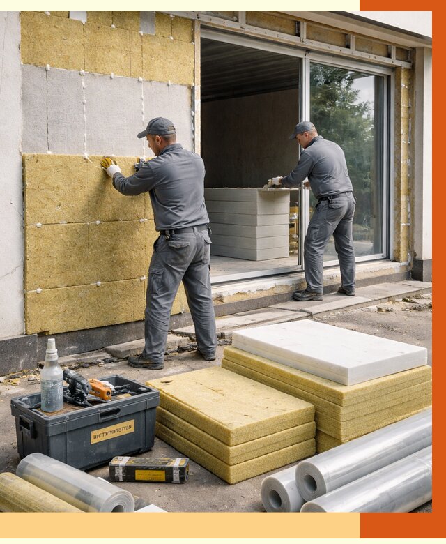 Утепление торгового павильона в Домодедово от 15263 руб./м² под ключ | ТепломастерДмд