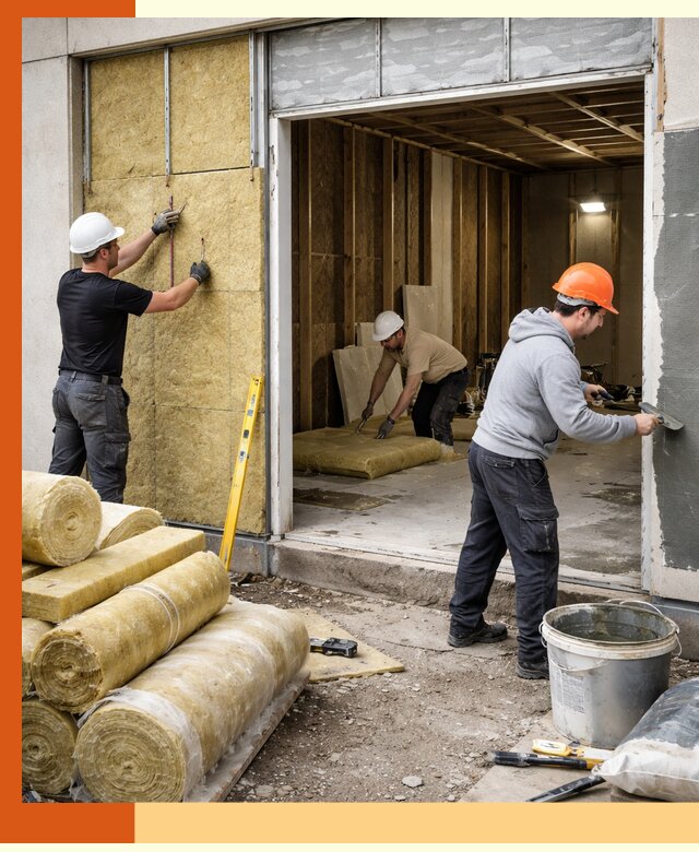 Утепление торгового павильона в Домодедово — качественно и энергоэффективно