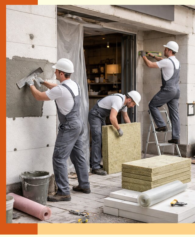 Утепление кафе в Домодедово: профессиональная теплоизоляция и монтаж