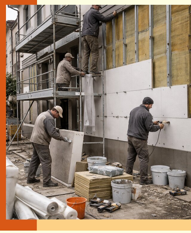 Утепление гостиницы под ключ в Домодедово с гарантией качества