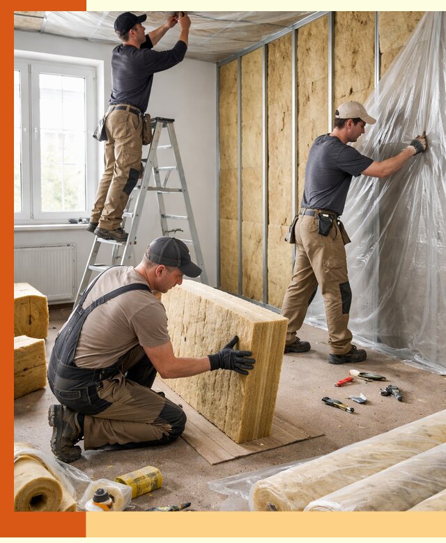 Утепление офисных помещений под ключ в Домодедово