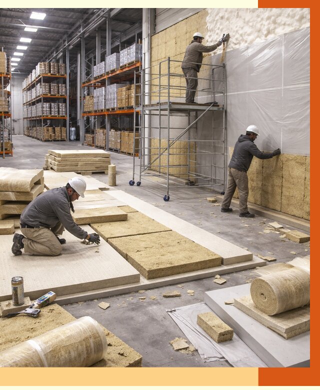 Утепление складского терминала в Домодедово от 7895 руб./м² под ключ | ТепломастерДмд