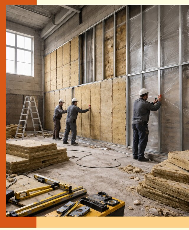 Утепление спортивного зала в Домодедово качественно и недорого