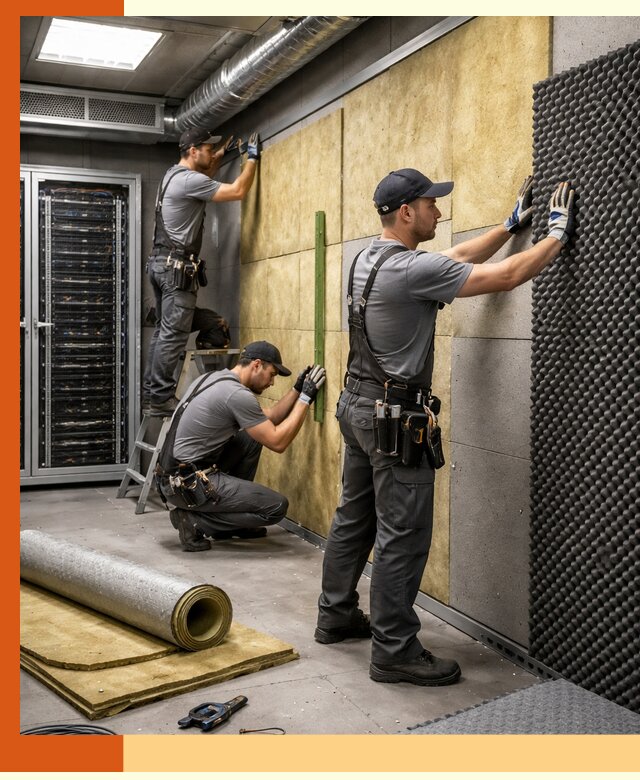 Утепление серверной комнаты профессионально в Домодедово