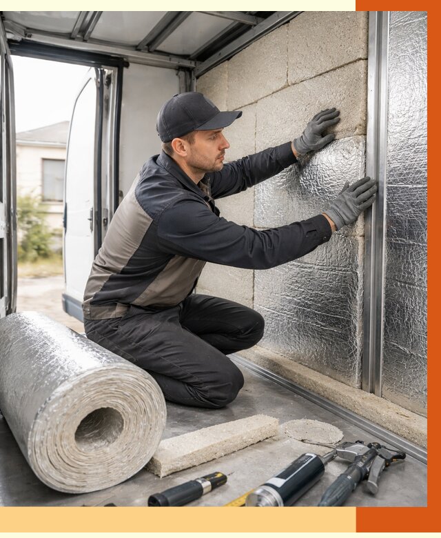 Утепление фургона рефрижератора в Домодедово от 13158 руб./м² под ключ | ТепломастерДмд