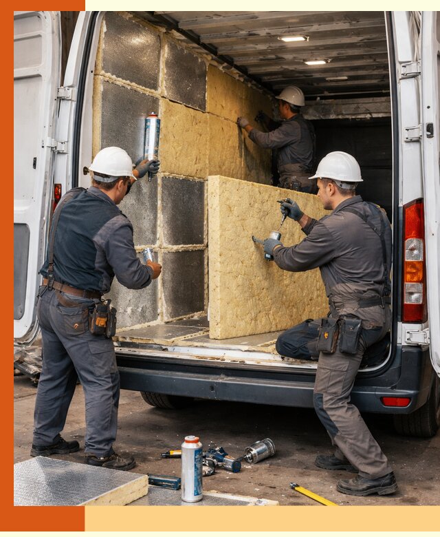 Утепление фургона-рефрижератора в Домодедово для сохранения температуры