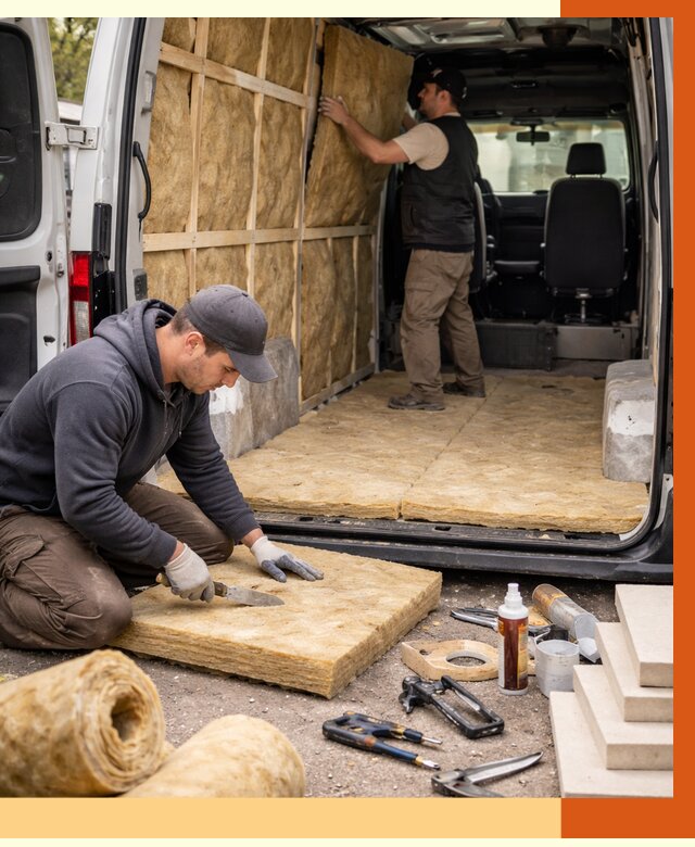 Утепление кемпера в Домодедово под ключ от 12631 руб. — профессионально | ТепломастерДмд