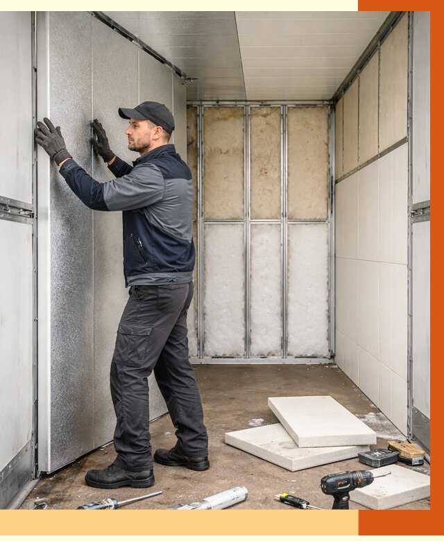 Утепление холодильного кузова в Домодедово от 14210 руб. под ключ | ТепломастерДмд