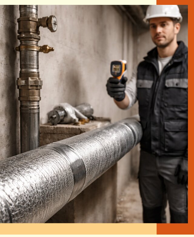 Утепление труб водоснабжения в Домодедово от 8947 руб. за м² — услуги ТепломастерДмд