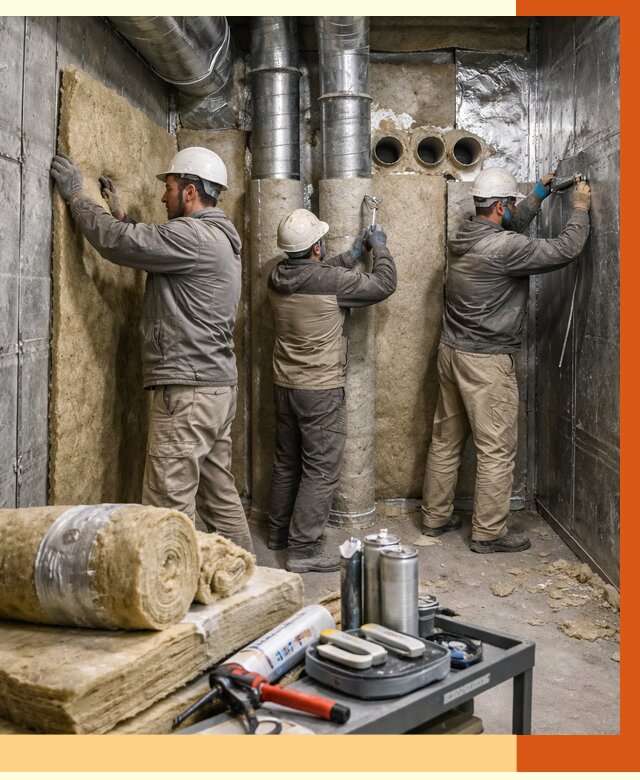 Утепление венткамеры в Домодедово под ключ от 1526 руб. — профессионально | ТепломастерДмд