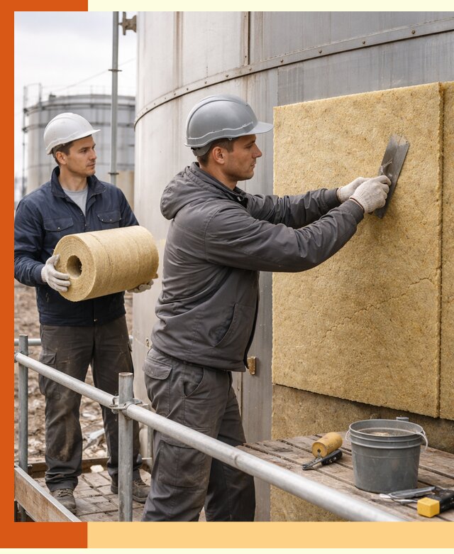 Профессиональное утепление резервуара и теплоизоляция в Домодедово