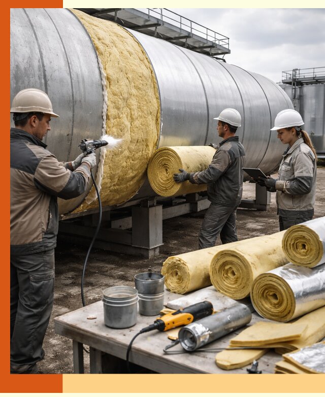 Утепление цистерны в Домодедово — утеплители и монтаж под ключ