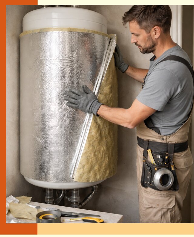 Утепление бойлера в Домодедово для снижения теплопотерь и экономии энергии