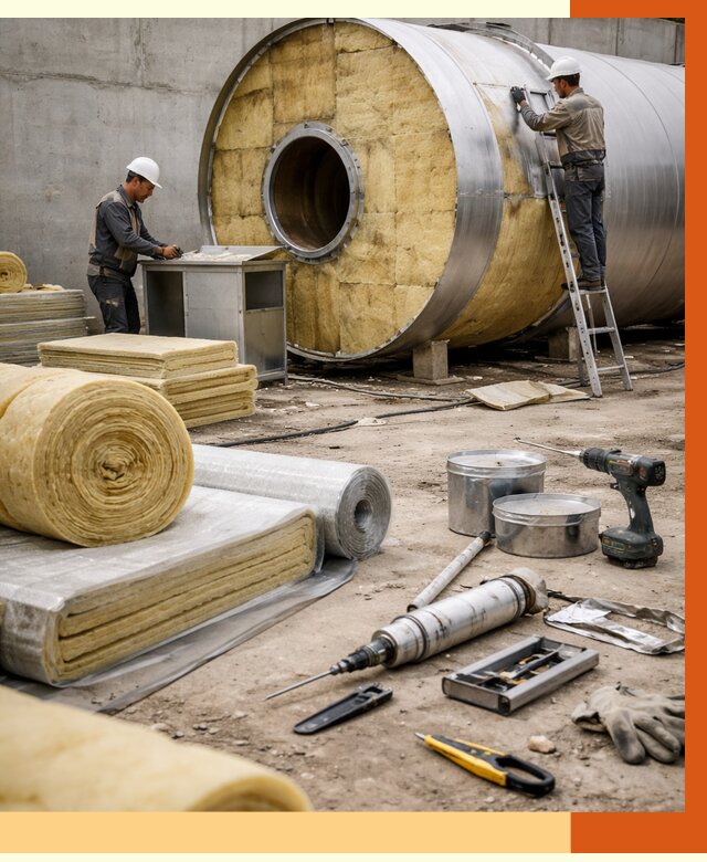 Утепление резервуара с топливом в Домодедово от 28947 руб. под ключ | ТепломастерДмд