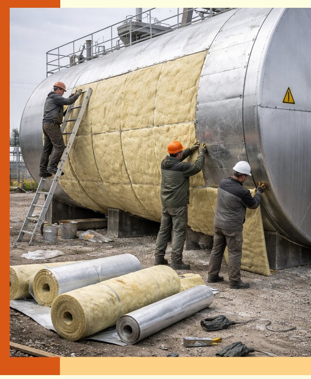 Утепление резервуаров с топливом в Домодедово надежно и экономично