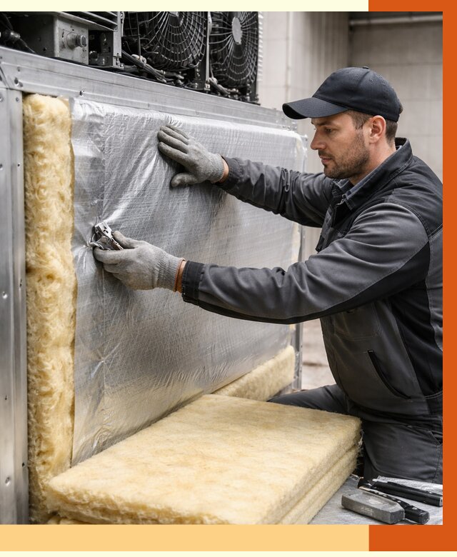 Утепление холодильного агрегата в Домодедово от 8947 руб. под ключ | ТепломастерДмд