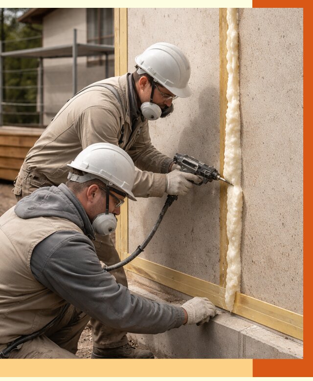 Утепление сип панелей ППУ в Домодедово от 5052 руб. под ключ | ТепломастерДмд