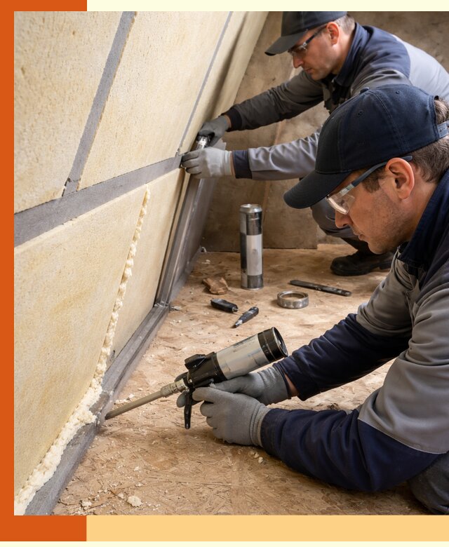 Герметизация стыков ППУ в Домодедово — надежное уплотнение швов