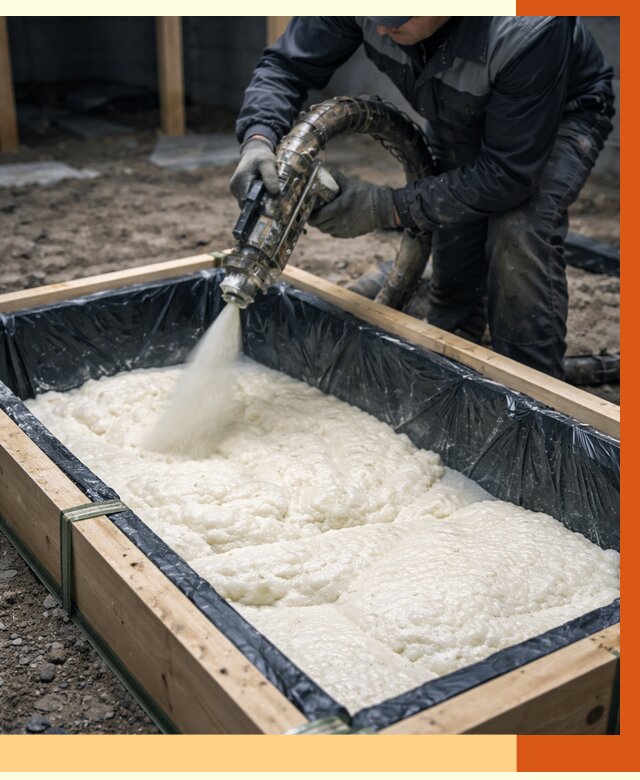 Заливка ППУ в формы в Домодедово от 2632 руб. — утепление форм под ключ | ТепломастерДмд