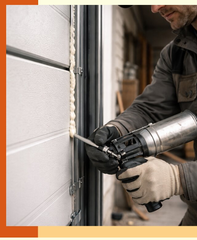 Заполнение пустот ворот в Домодедово профессионально и герметично