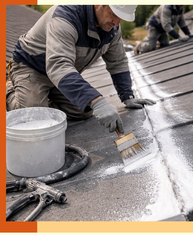 Утепление кровли жидкой теплоизоляцией в Домодедово