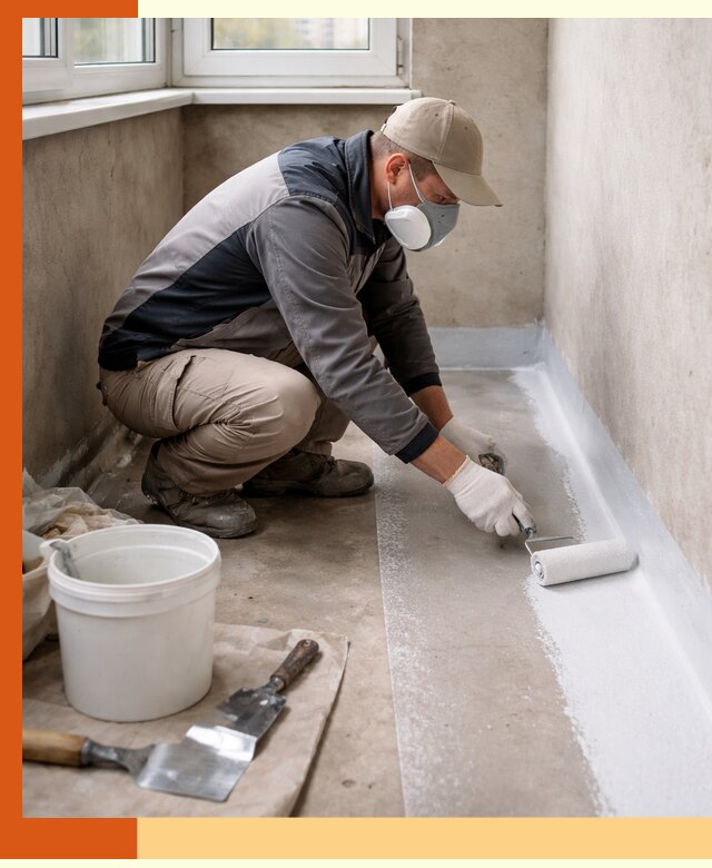 Утепление балкона жидкой теплоизоляцией в Домодедово