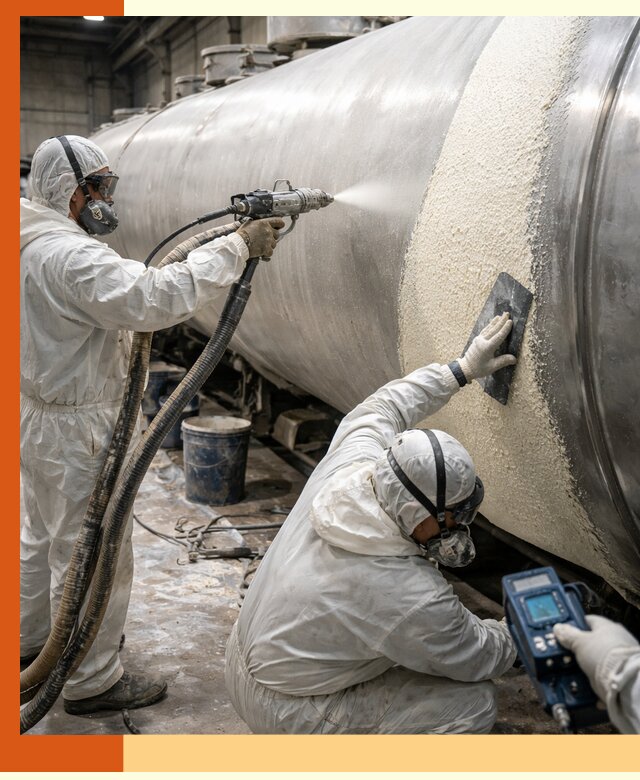 Утепление автоцистерн жидкой теплоизоляцией в Домодедово