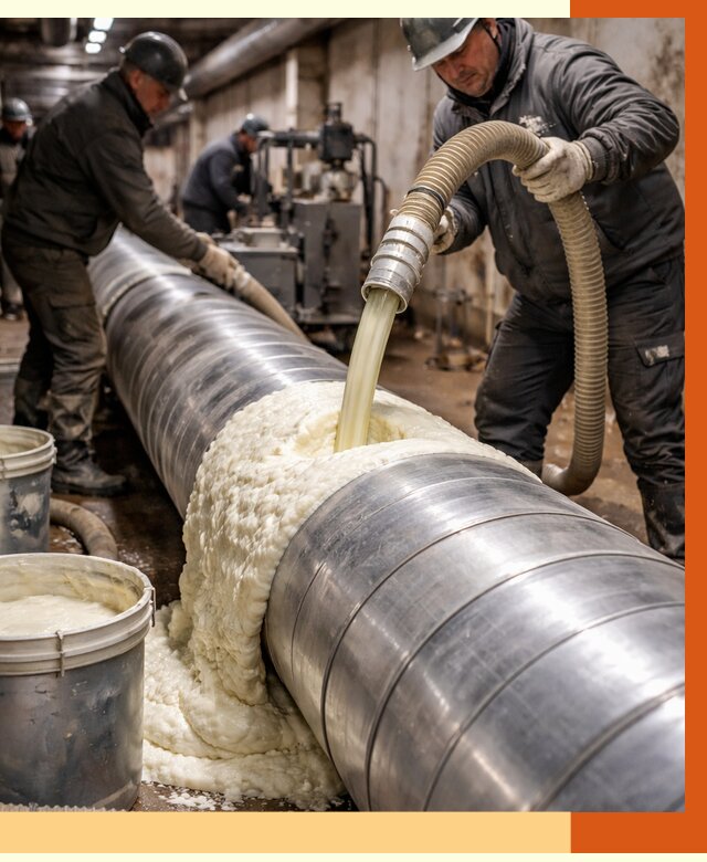 Утепление теплотрассы жидкой теплоизоляцией в Домодедово от 4421 руб. | ТепломастерДмд