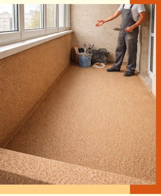 Утепление балкона жидкой пробкой в Домодедово от 3842 руб/м² под ключ | ТепломастерДмд