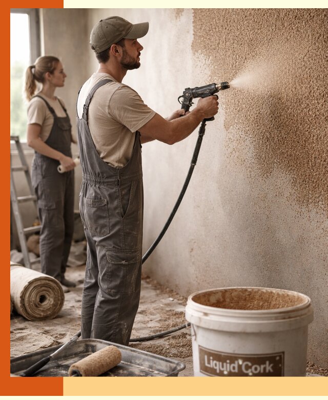 Утепление стен жидкой пробкой в Домодедово эффективное и долговечное