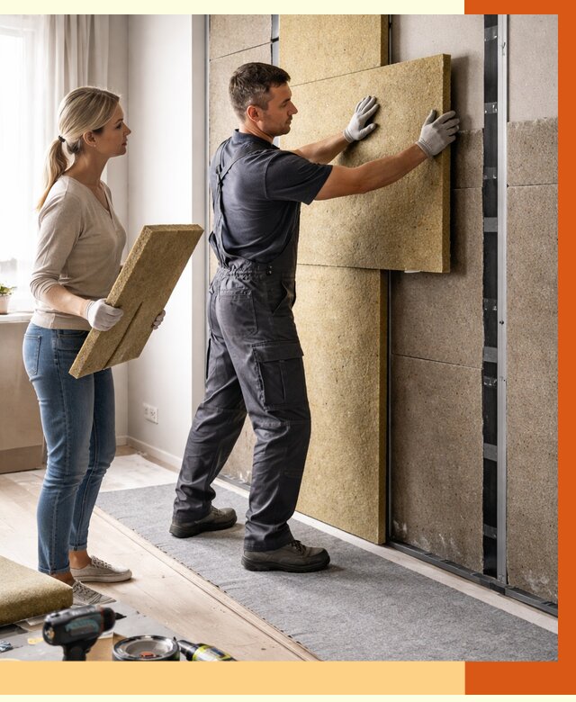 Профессиональная шумоизоляция квартиры в Домодедово от 7895 руб. за м2 | ТепломастерДмд