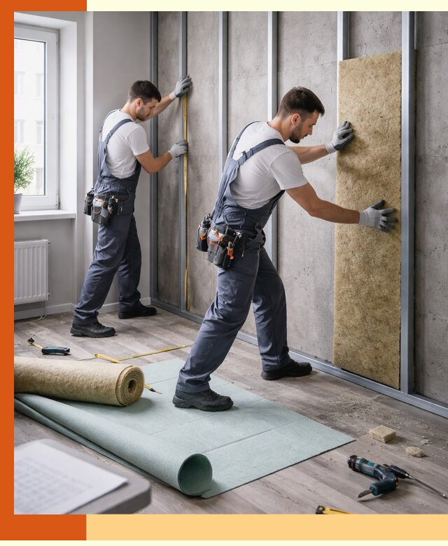 Шумоизоляция квартиры под ключ в Домодедово — профессионально и гарантированно