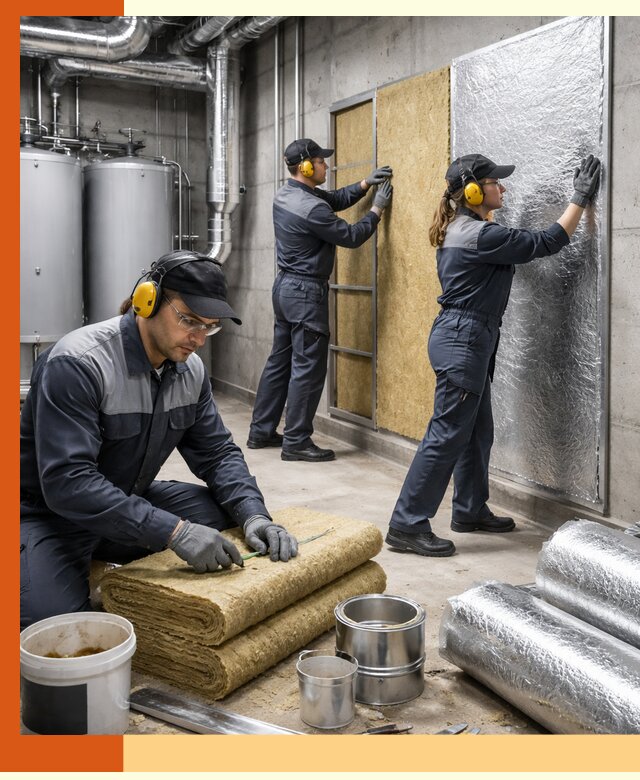 Шумоизоляция котельной в Домодедово: профессиональный монтаж и материалы