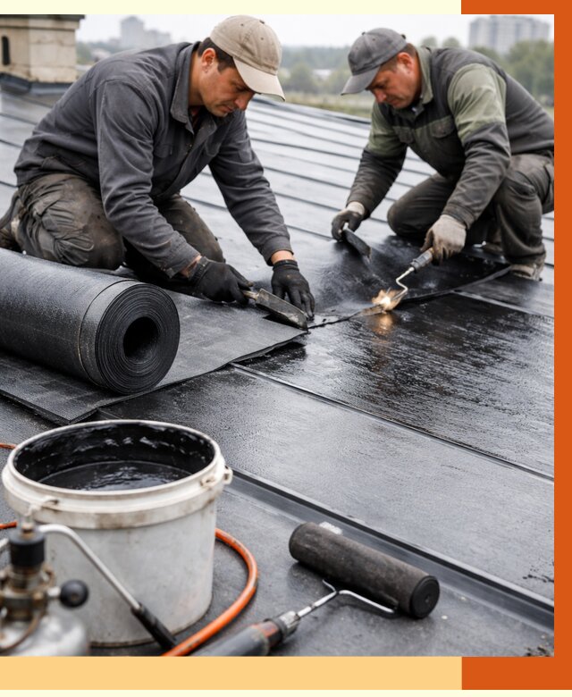 Гидроизоляция фальцевой кровли в Домодедово от 7895 руб. под ключ | ТепломастерДмд